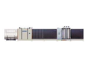立式自動板內(nèi)合片中空玻璃生產(chǎn)線（三毛刷、自動合片、板壓）